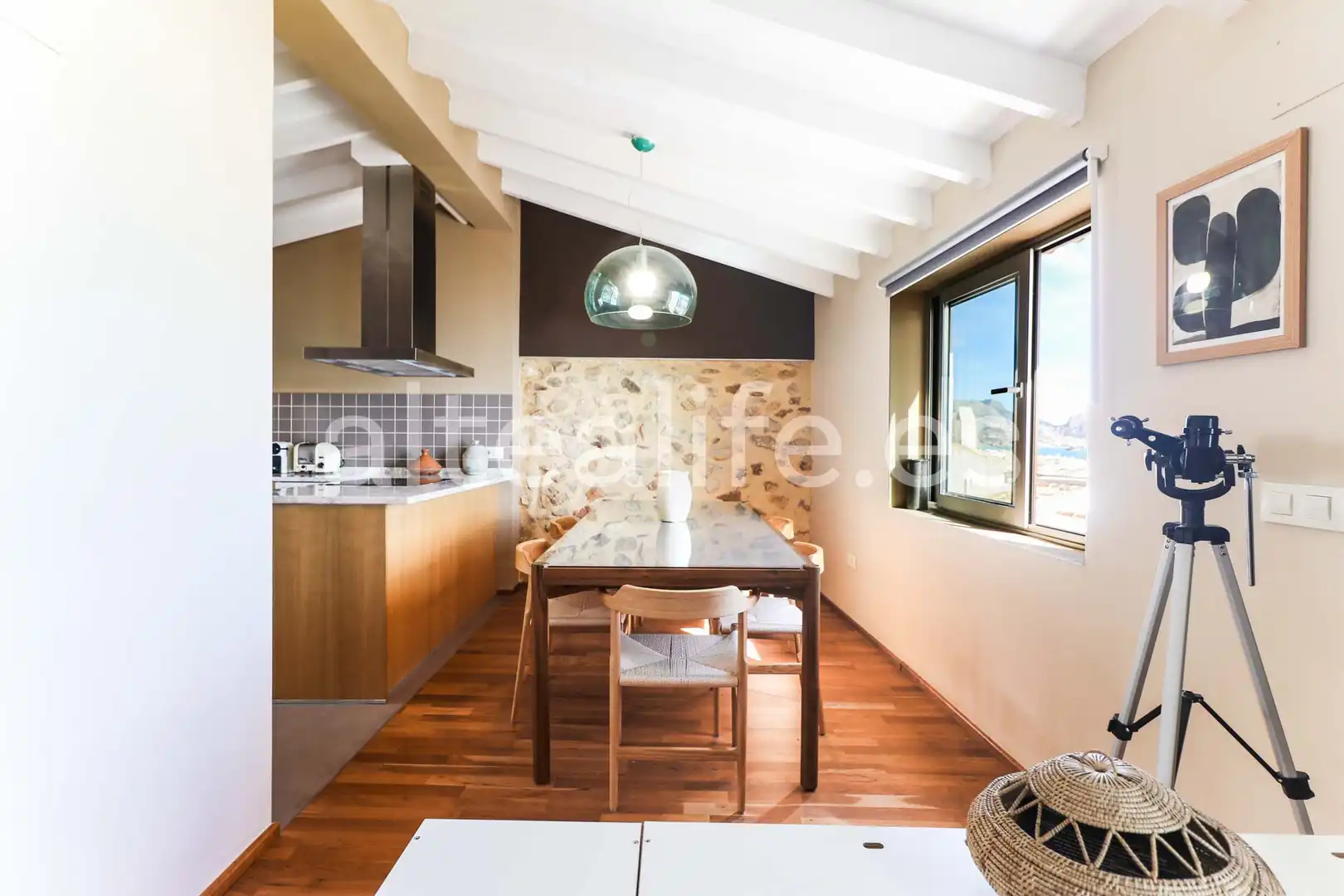 Cocina de Casa adosada en venta en Altea con Aire acondicionado, Parquet y Balcón