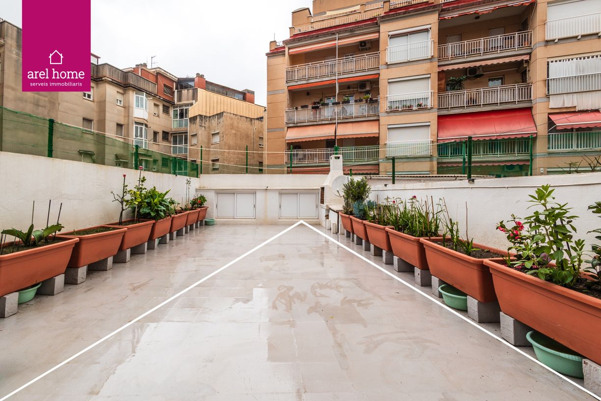 Terrasse von Wohnung zum Verkauf in Esplugues de Llobregat mit Klimaanlage, Heizung und Parkett