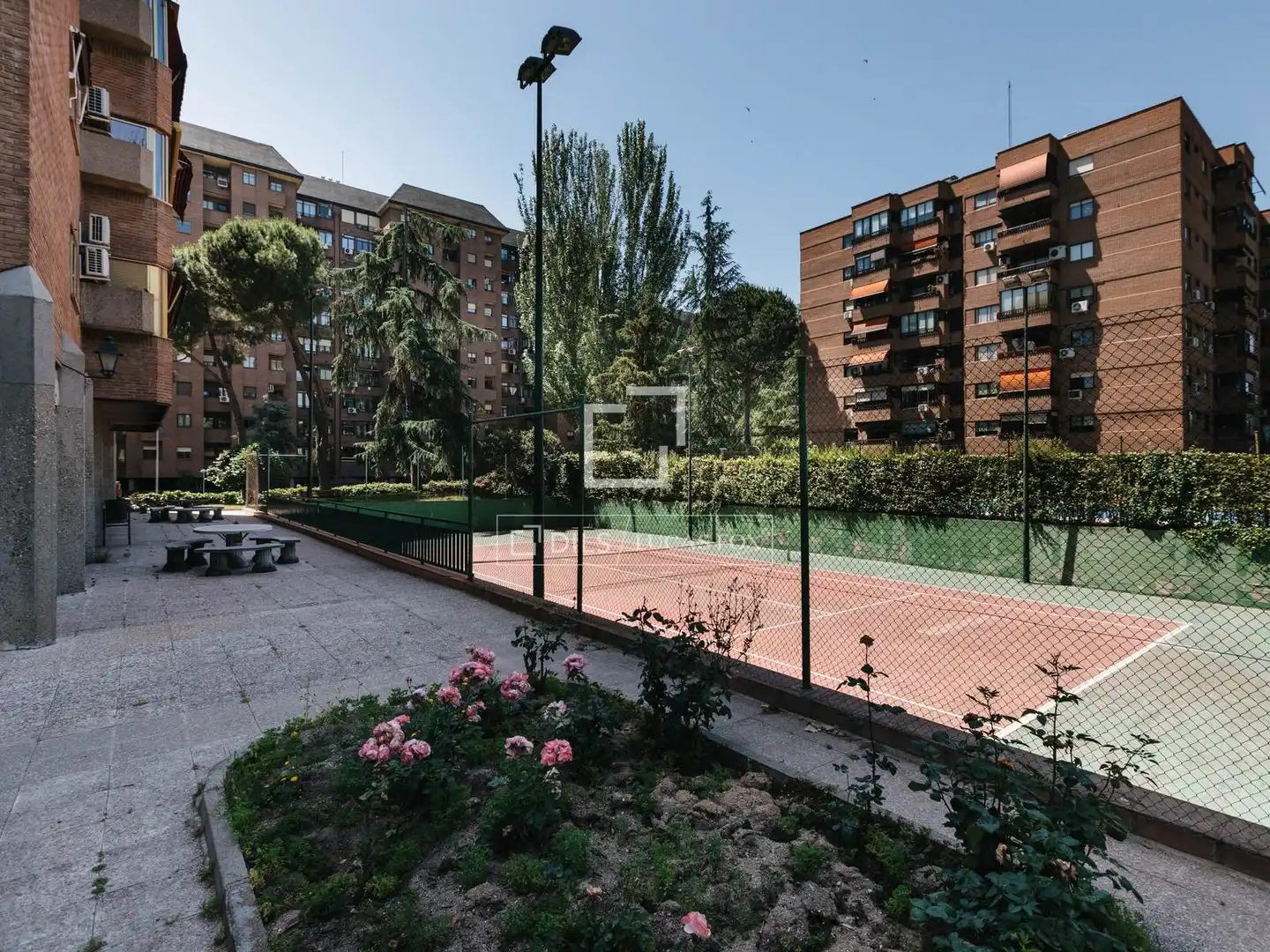 Terrace of Flat for rent in Madrid  with Air Conditioner, Heating and Private garden