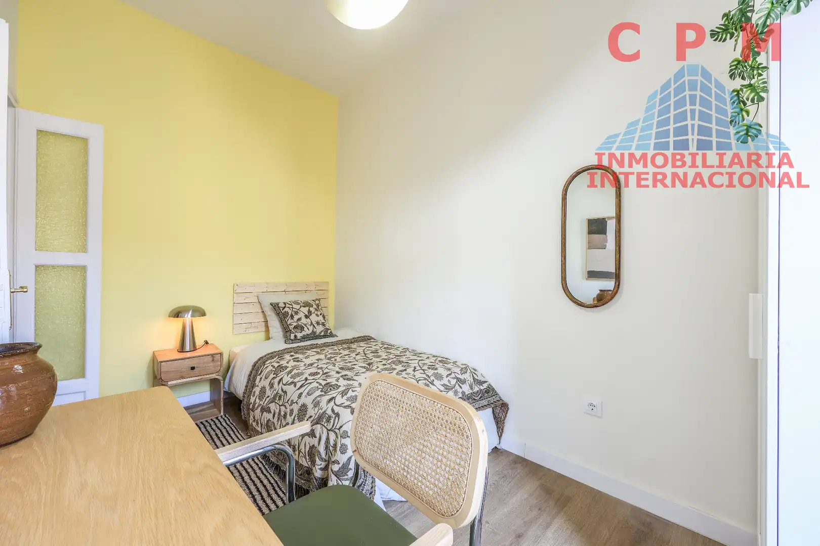 Bedroom of Flat for rent in Madrid  with Air Conditioner, Heating and Parquet flooring