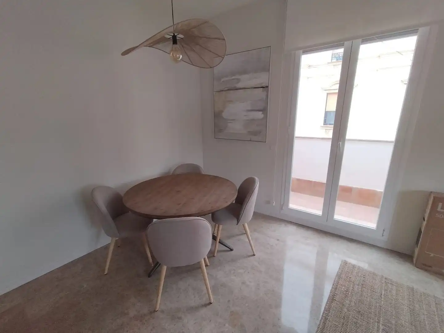 Esszimmer von Dachboden zur Miete in Málaga mit Klimaanlage und Terrasse