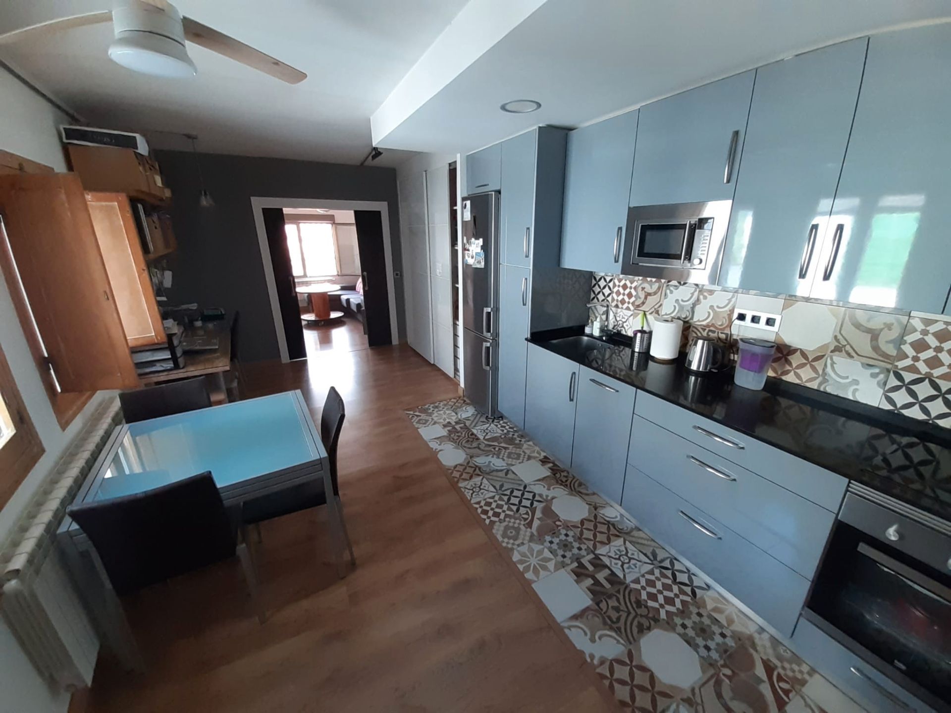 Kitchen of Flat for sale in Zamora Capital   with Heating