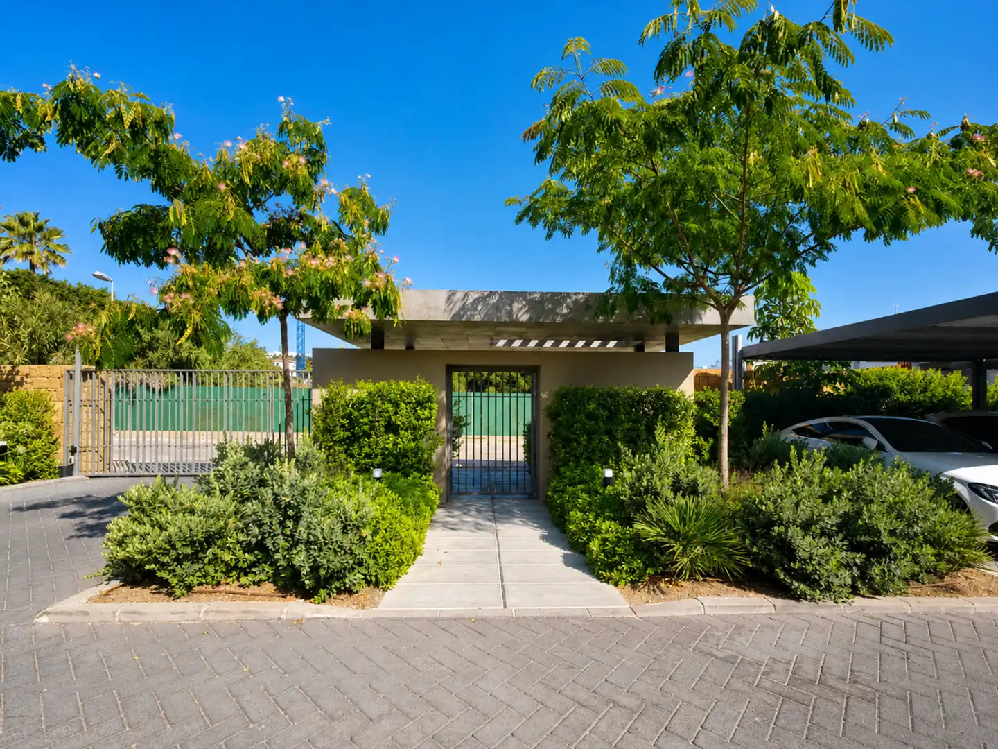 Vista exterior de Planta baja en venta en Casares con Aire acondicionado, Jardín privado y Terraza