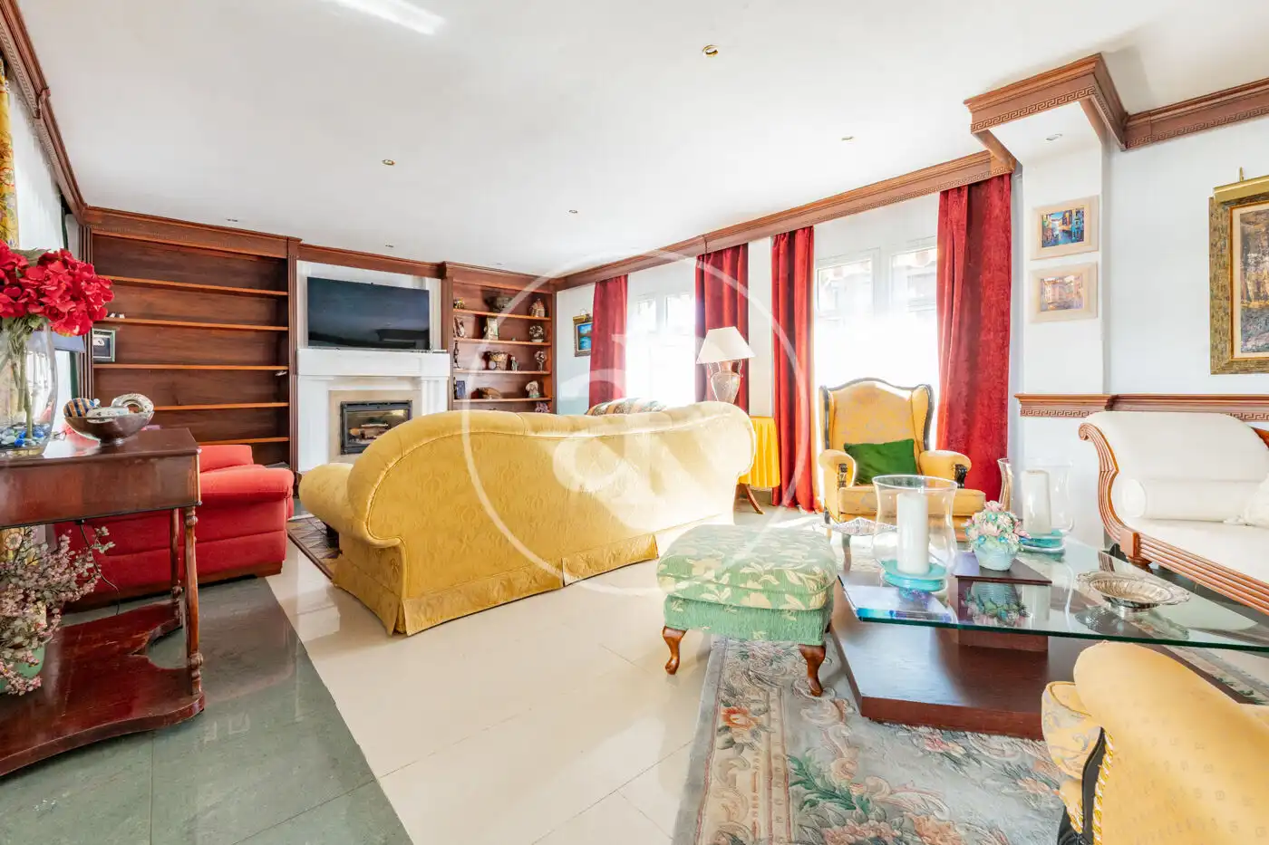 Living room of Houses for sale in Valdeolmos-Alalpardo, Madrid