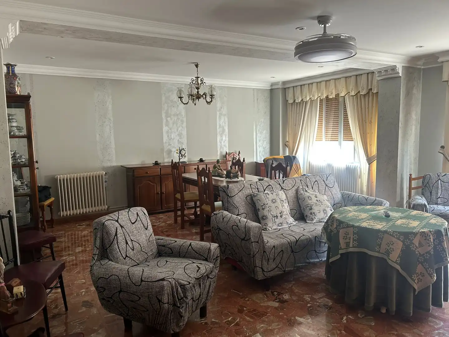 Living room of Flat for sale in Villarrobledo  with Heating and Furnished