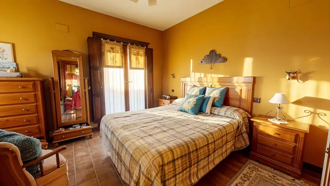 Bedroom of Houses for sale in Campo Real  with Air Conditioner, Heating and Private garden