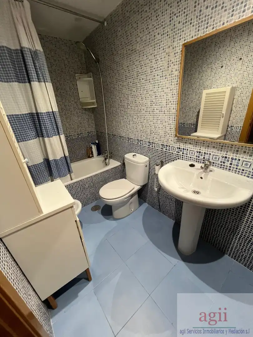 Baño de Dúplex de alquiler en Alovera con Calefacción, Parquet y Terraza