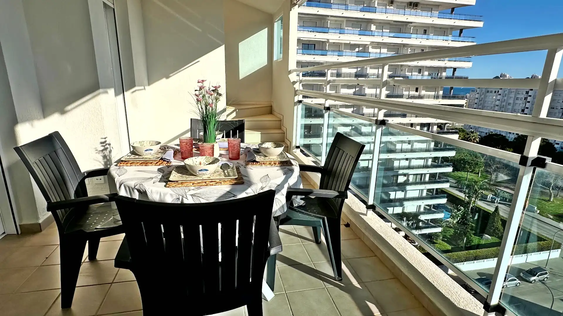 Terrassa de Apartament de lloguer en Gandia amb Aire condicionat, Calefacció i Terrassa