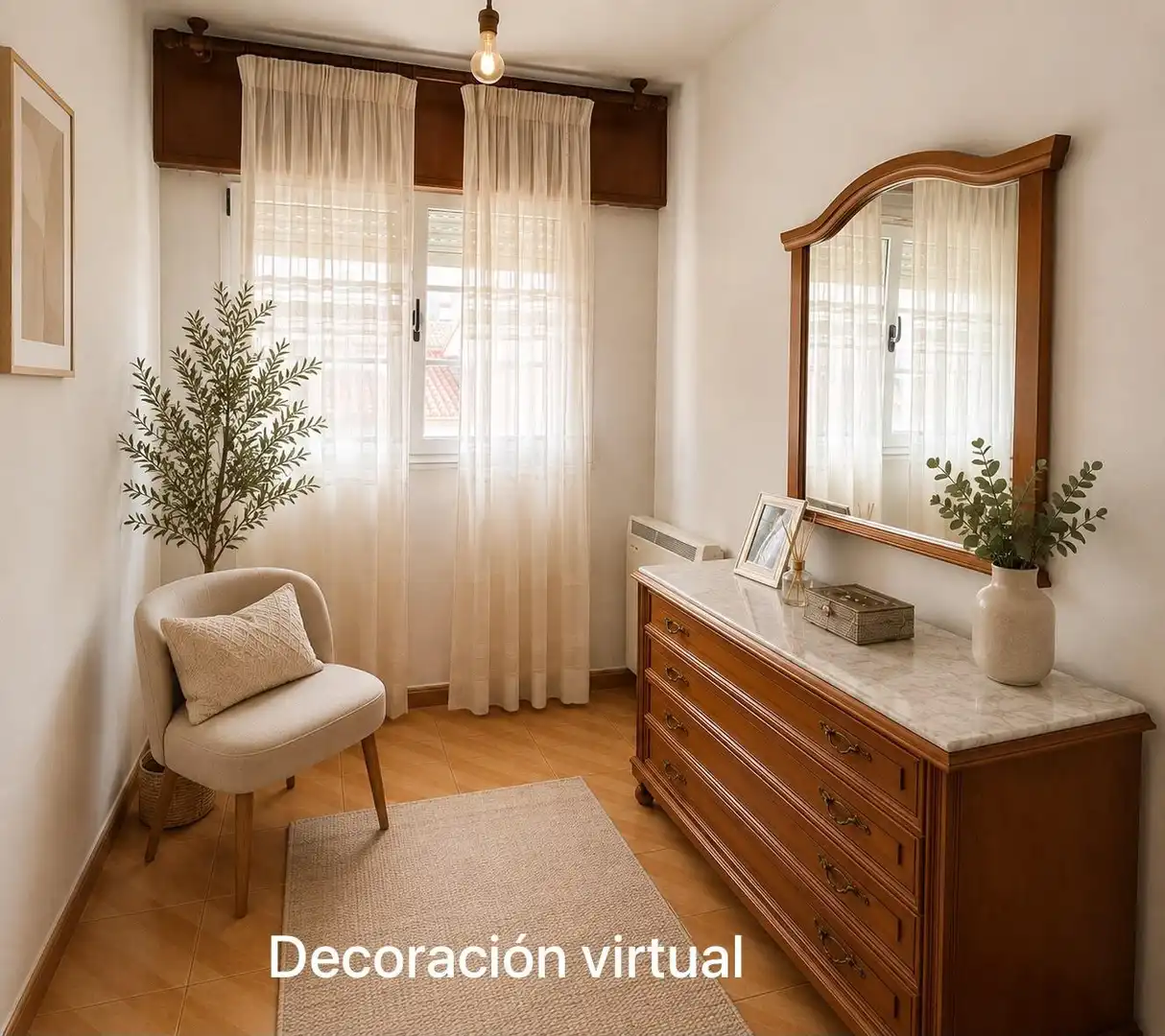 Habitación de Casa o chalet en venta en Padrón con Calefacción, Trastero y Amueblado