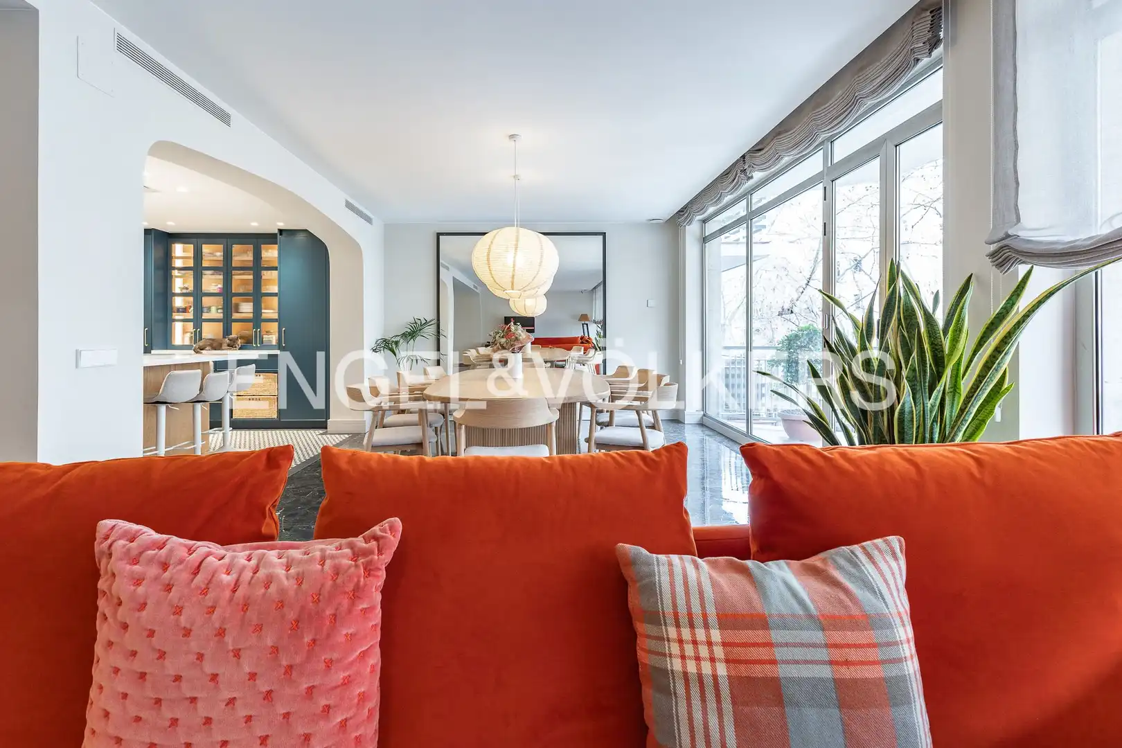 Living room of Flat for sale in Barcelona  with Air Conditioner, Heating and Parquet flooring