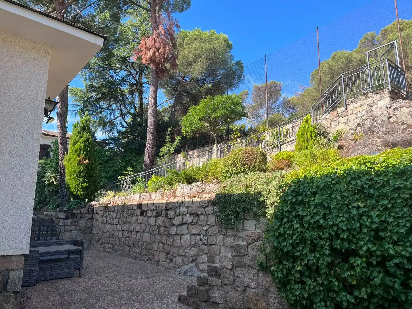 Terraza de Casa o chalet en venta en Galapagar con Aire acondicionado, Piscina y Balcón