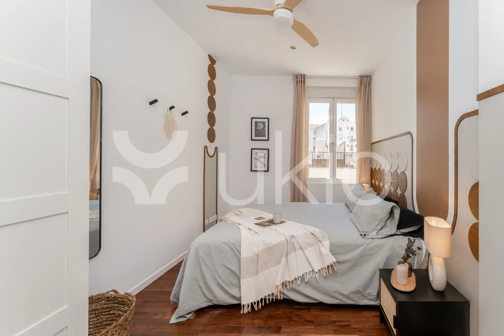 Bedroom of Apartments for rent in Madrid  with Air Conditioner, Heating and Furnished