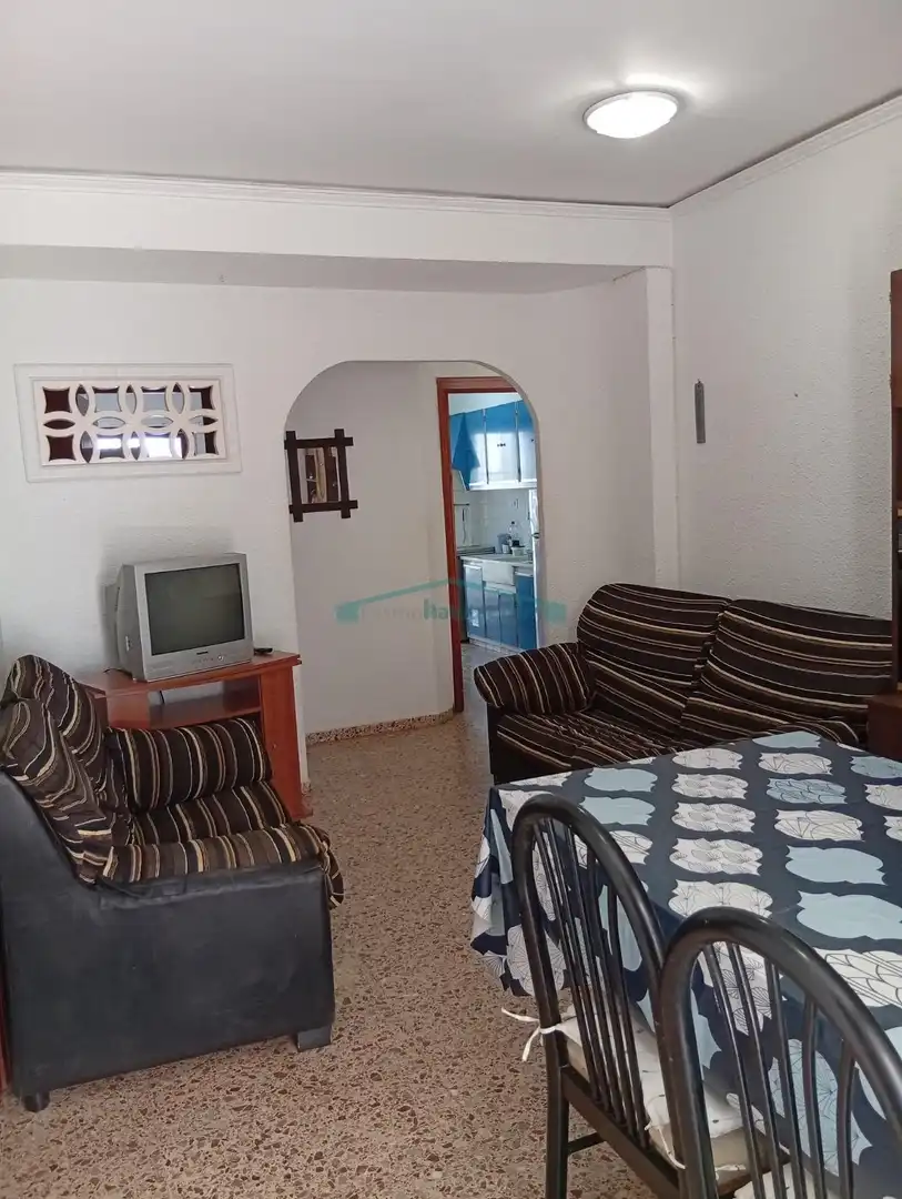 Sala de estar de Apartamento en venta en Tavernes de la Valldigna con Terraza y Balcón