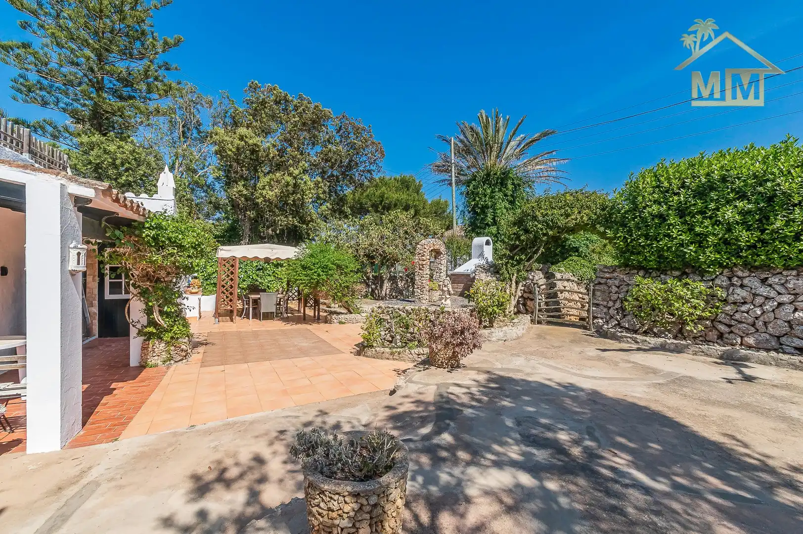Jardín de Casa o chalet en venta en Es Castell con Aire acondicionado, Calefacción y Jardín privado