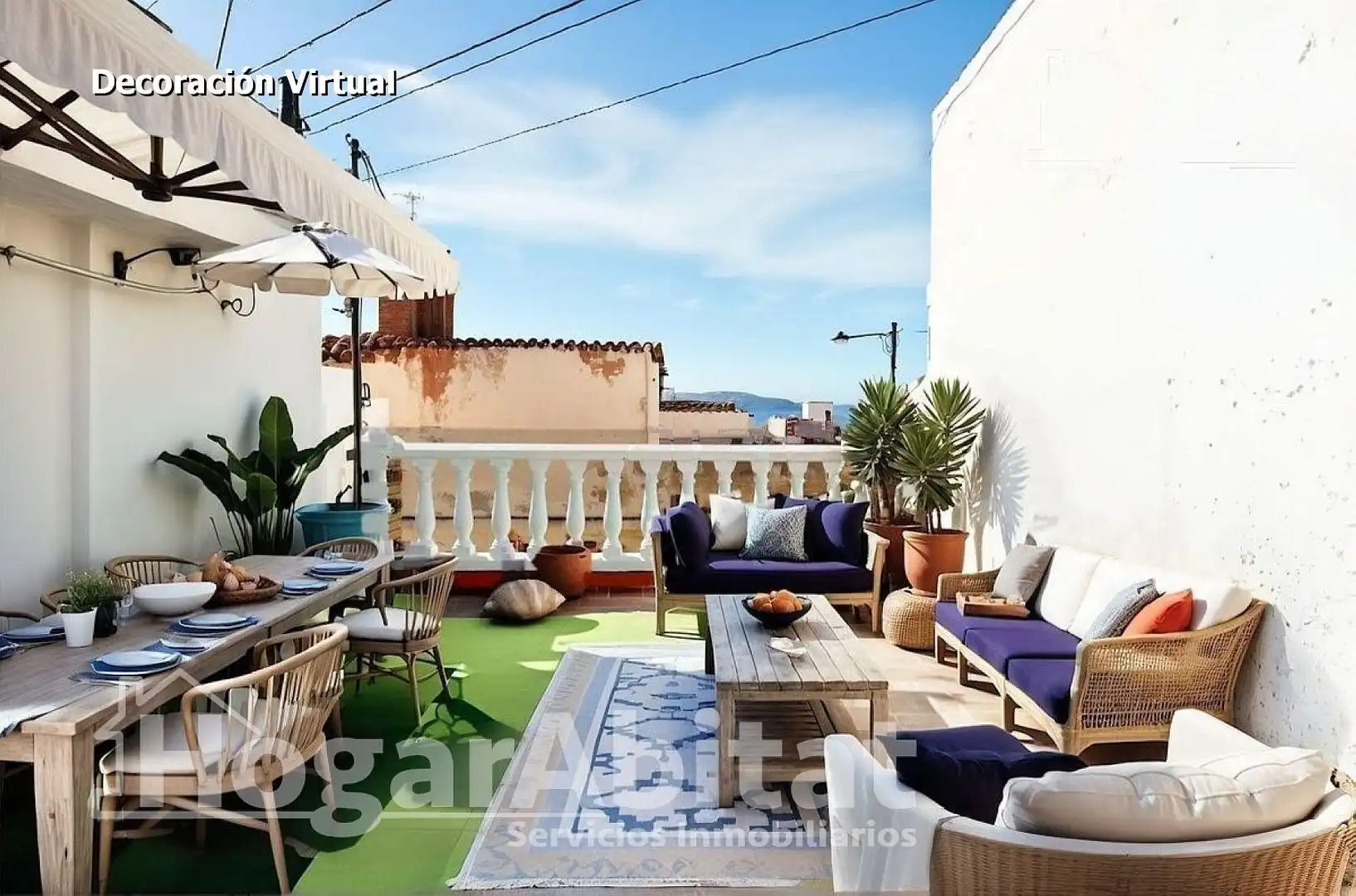 Terrasse von Haus oder Chalet zum Verkauf in Cullera mit Terrasse und Balkon