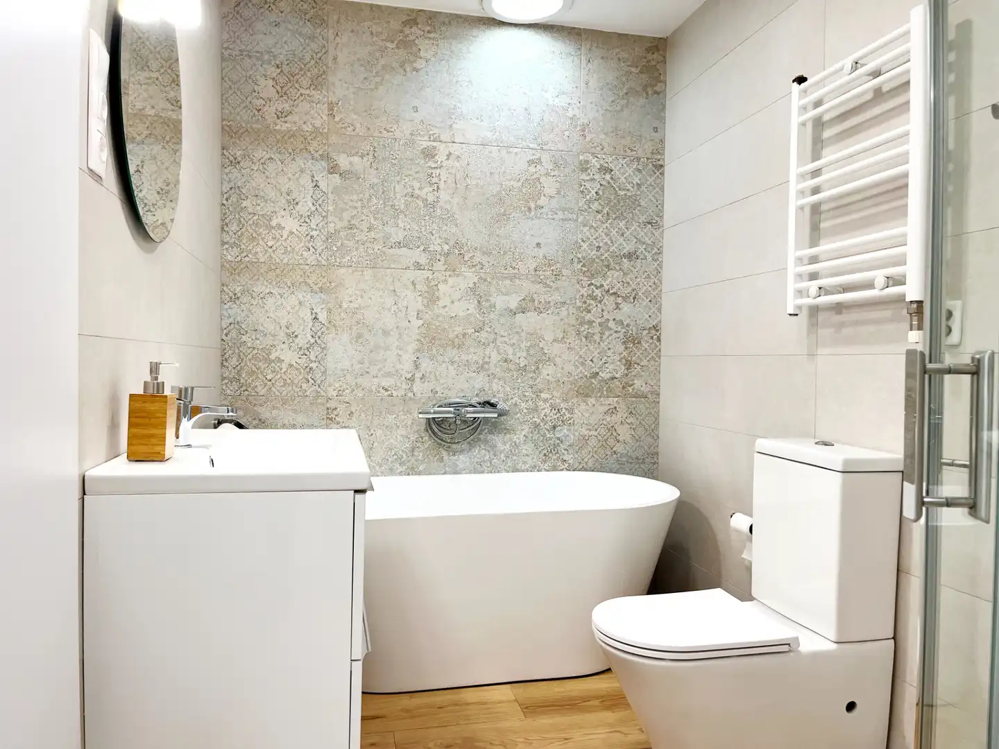 Badezimmer von Haus oder Chalet zum Verkauf in Sabadell mit Klimaanlage, Heizung und Terrasse