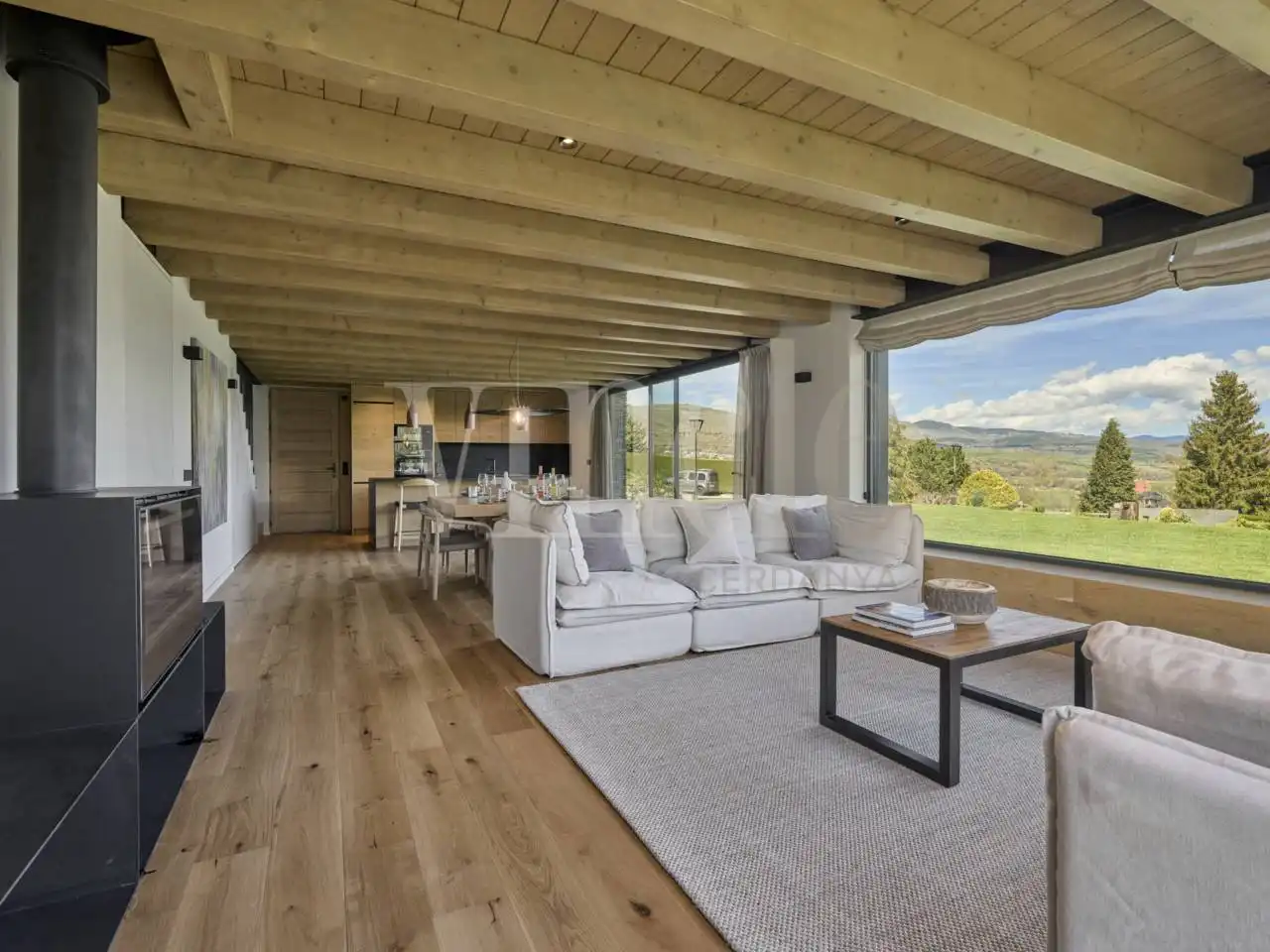 Living room of Houses for sale in Guils de Cerdanya  with Heating, Private garden and Parquet flooring
