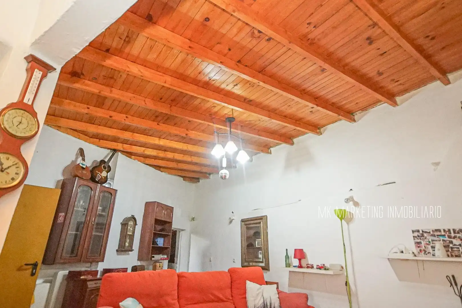 Sala d'estar de Finca rústica en venda en Valsequillo de Gran Canaria amb Aire condicionat, Terrassa i Piscina