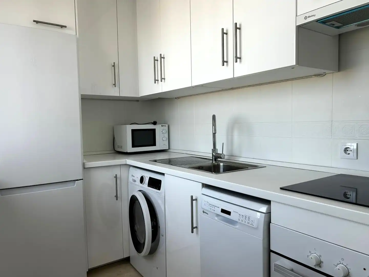 Cocina de Apartamento de alquiler en Madrid con Aire acondicionado y Calefacción