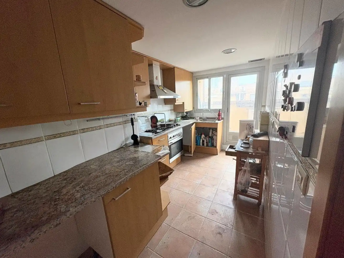 Küche von Dachboden zum Verkauf in  Valencia Capital mit Heizung, Privatgarten und Terrasse