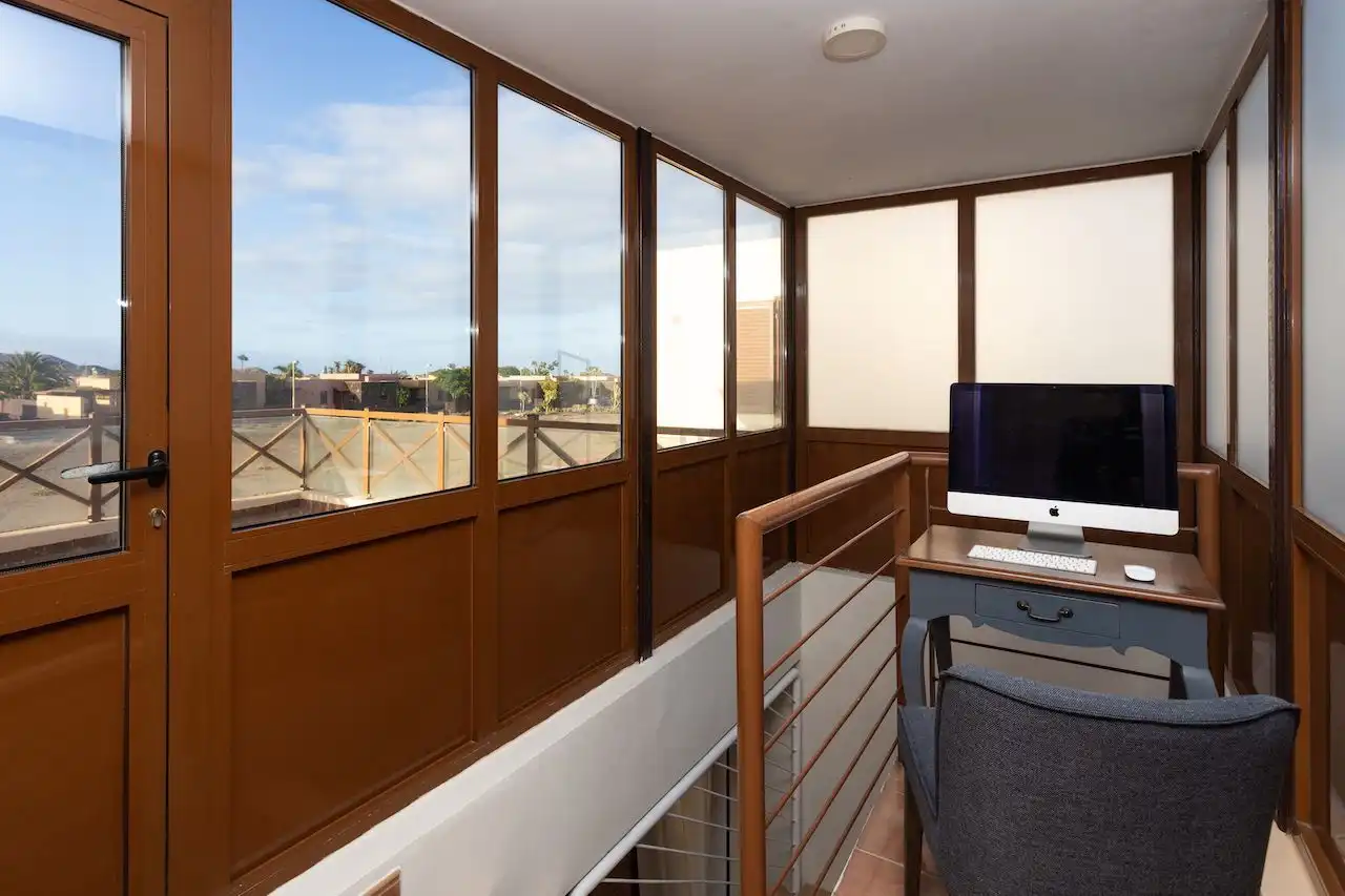 Terraza de Casa o chalet en venta en La Oliva con Jardín privado, Terraza y Amueblado