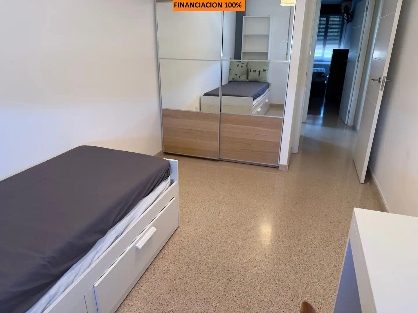 Schlafzimmer von Wohnung zum Verkauf in Zaragoza mit Klimaanlage, Heizung und Terrasse