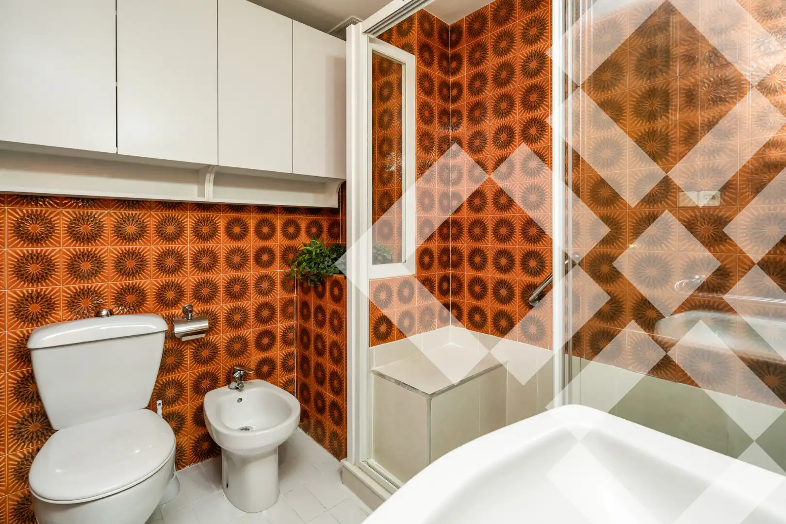 Bathroom of Flat for sale in Barcelona  with Air Conditioner, Terrace and Oven
