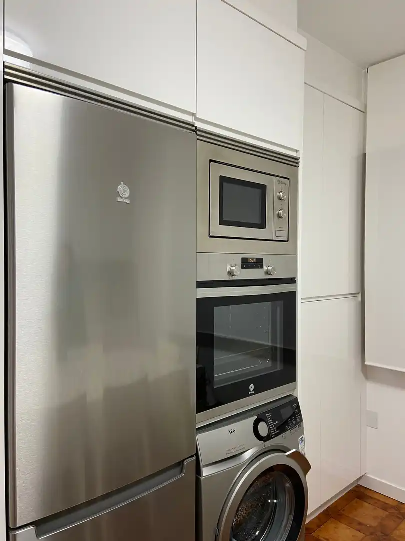 Kitchen of Houses for rent in Sanxenxo  with Private garden, Parquet flooring and Terrace
