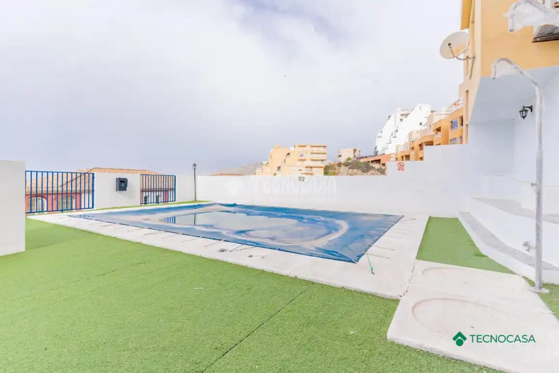 Swimming pool of Flat for sale in Roquetas de Mar  with Air Conditioner and Community pool