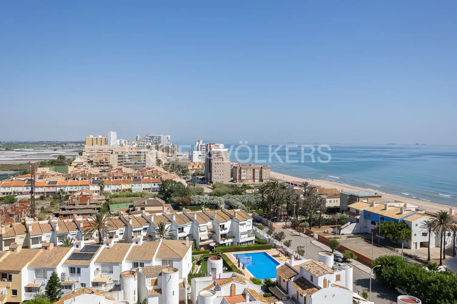 Außenansicht von Dachboden zum Verkauf in Valencia mit Heizung, Privatgarten und Terrasse