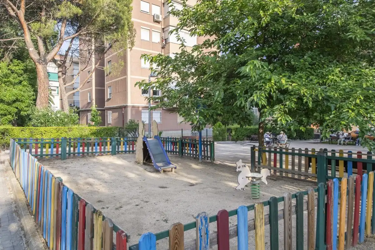 Garden of Flat for sale in Madrid  with Air Conditioner, Heating and Terrace