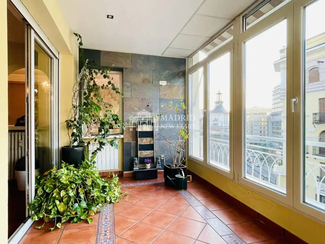 Schlafzimmer von Wohnung zur Miete in Madrid mit Klimaanlage, Heizung und Parkett