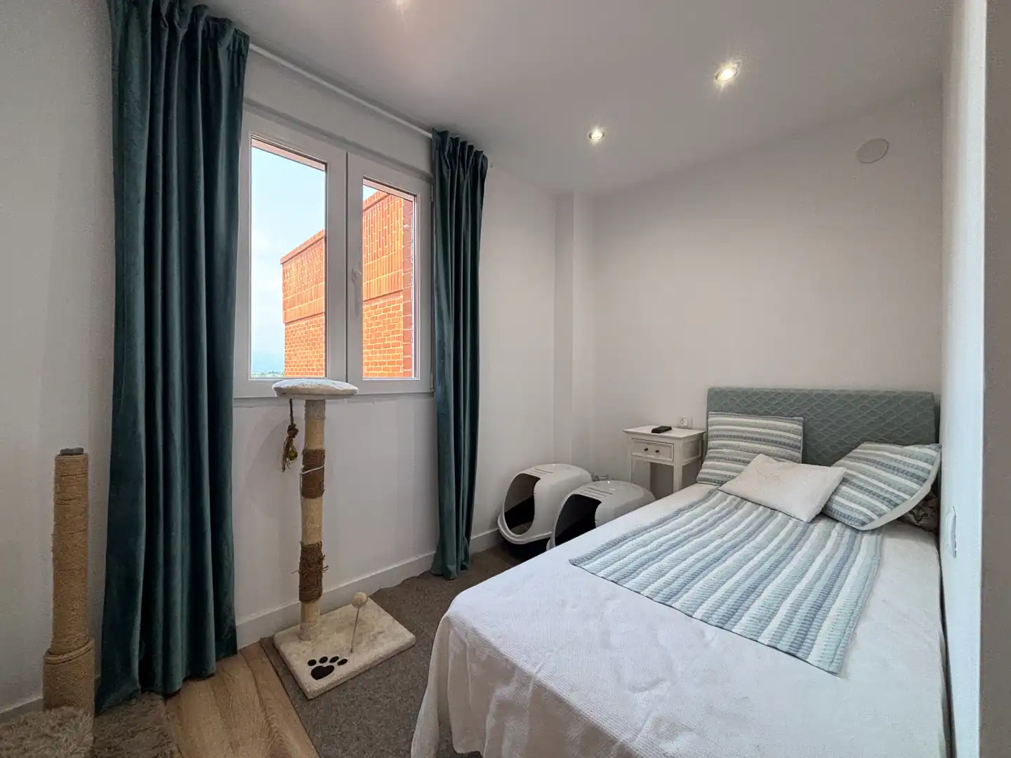 Bedroom of Flat for sale in Burriana / Borriana  with Air Conditioner, Storage room and Furnished