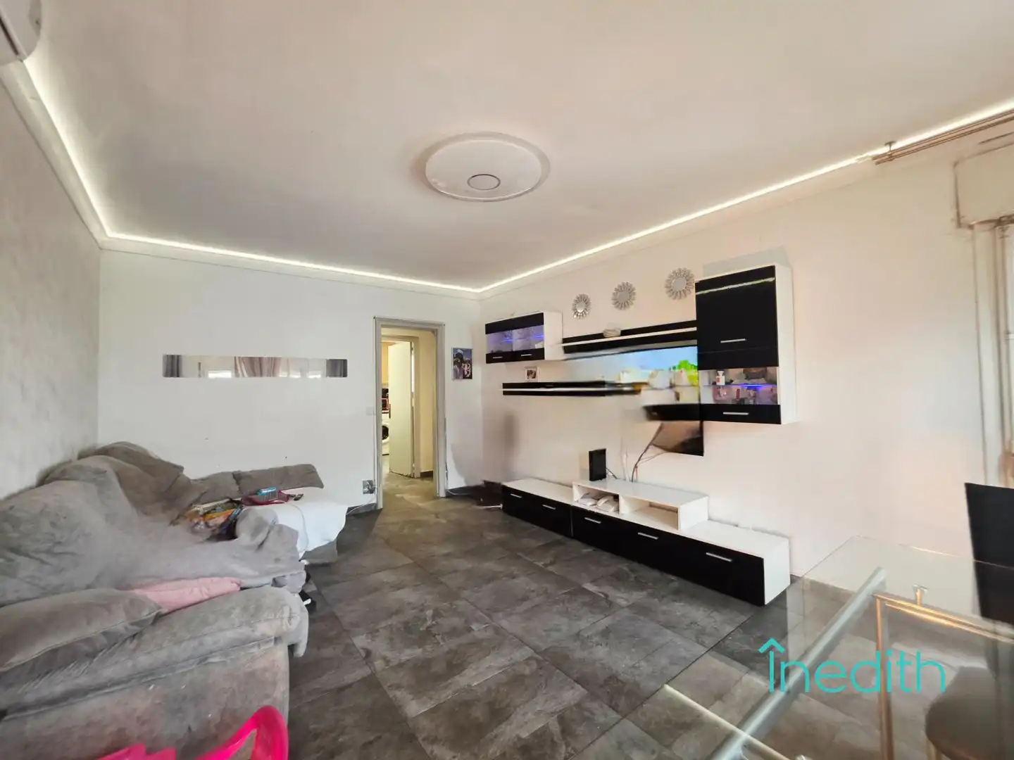 Sala de estar de Piso en venta en El Prat de Llobregat con Aire acondicionado, Calefacción y Terraza