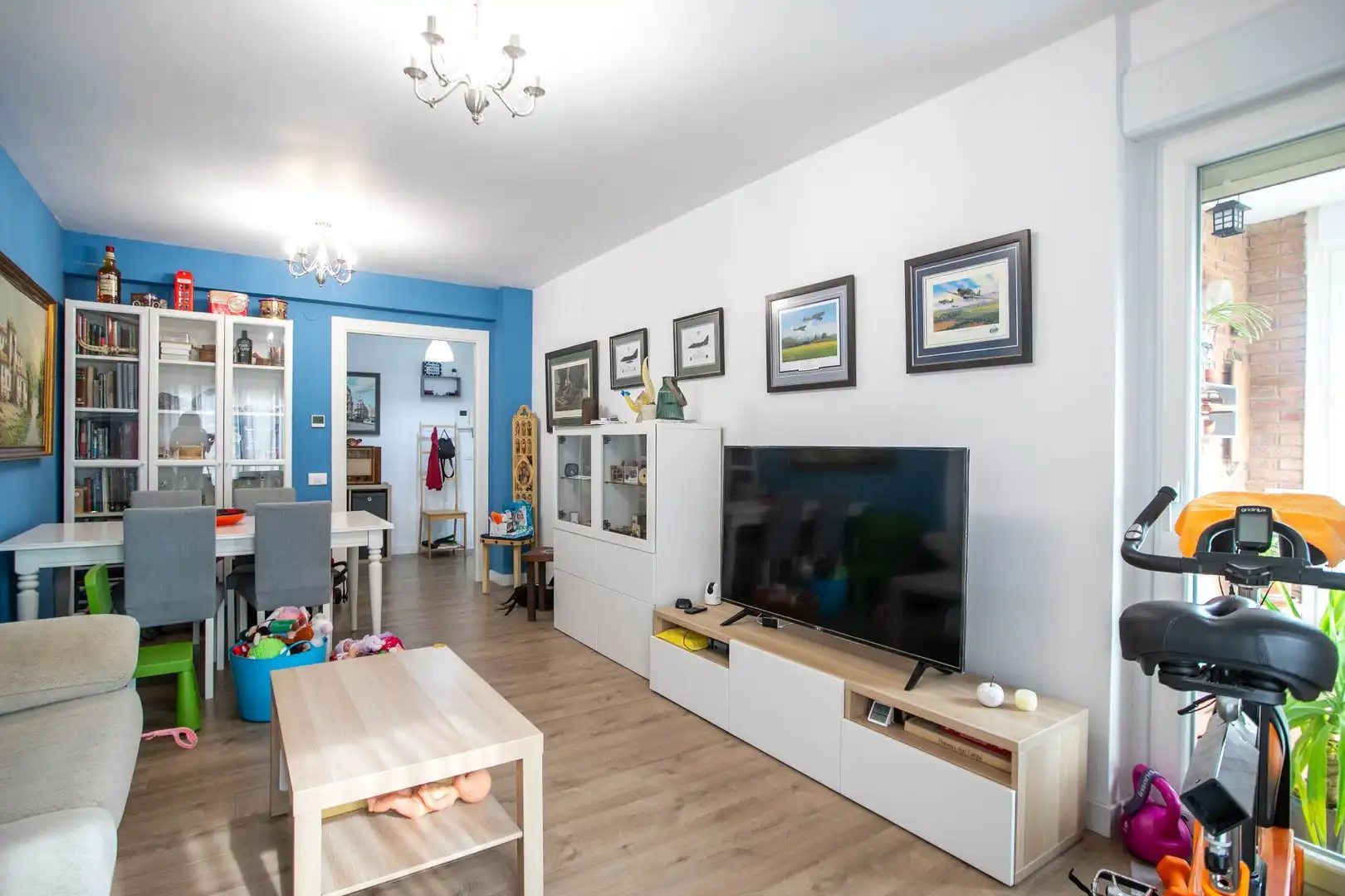 Wohnzimmer von Wohnung zum Verkauf in Estella / Lizarra mit Heizung, Terrasse und Möbliert