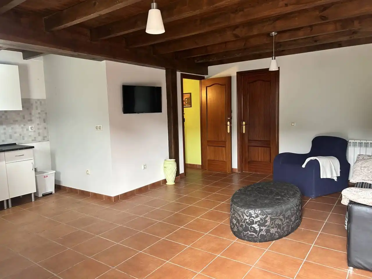 Wohnzimmer von Haus oder Chalet zum Verkauf in Llanes mit Heizung, Privatgarten und Terrasse