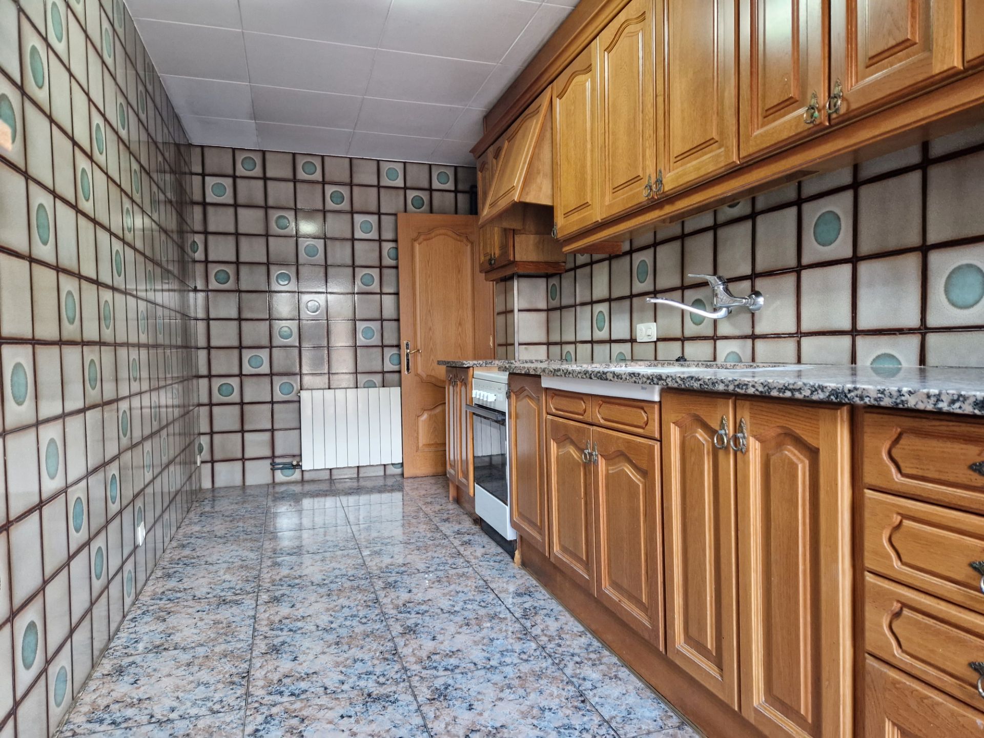 Kitchen of Flat for sale in Olot  with Heating, Terrace and Storage room