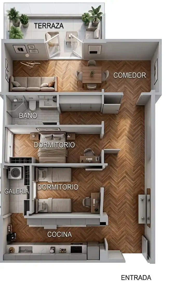 Schlafzimmer von Wohnungen zum Verkauf in Torrevieja mit Klimaanlage, Möbliert und Balkon