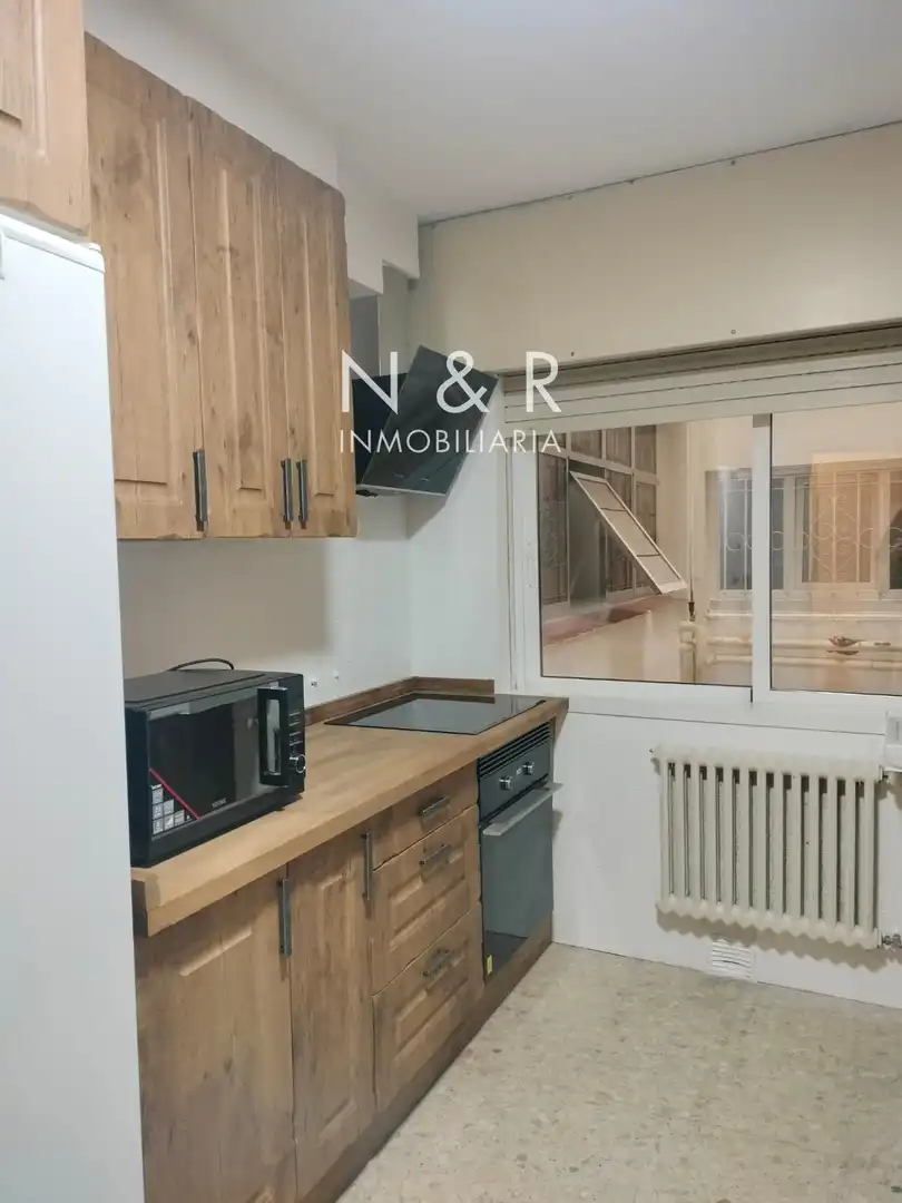 Kitchen of Flat for rent in Santiago de Compostela   with Heating and Furnished