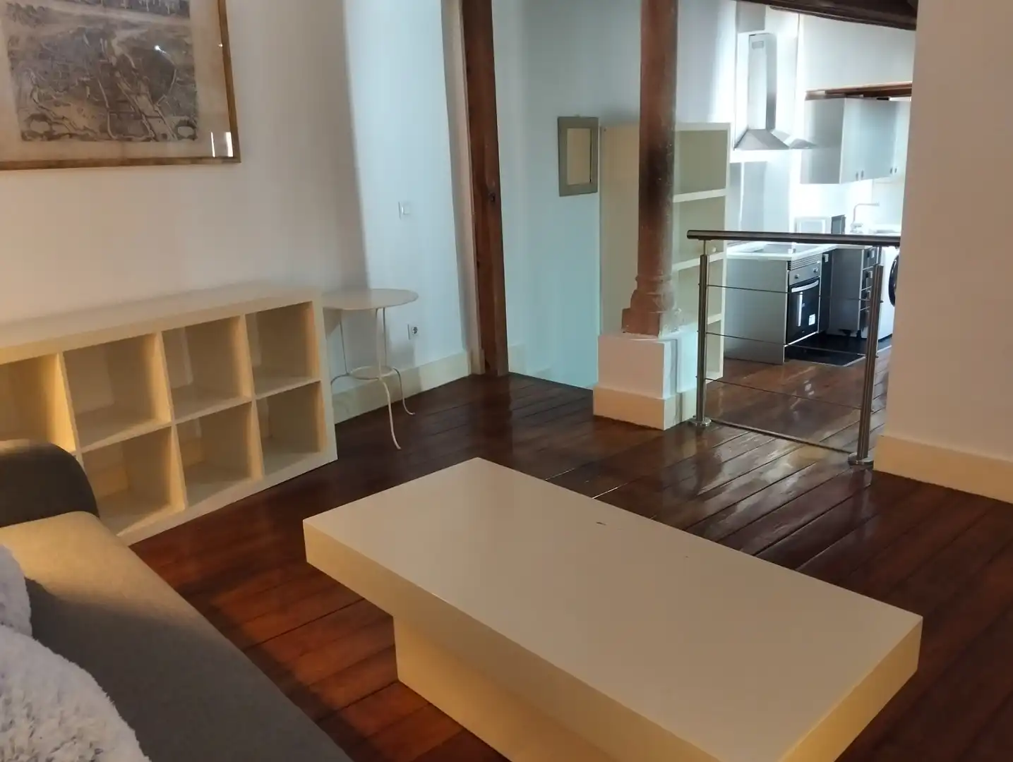 Sala de estar de Apartamento de alquiler en Toledo con Aire acondicionado, Calefacción y Parquet