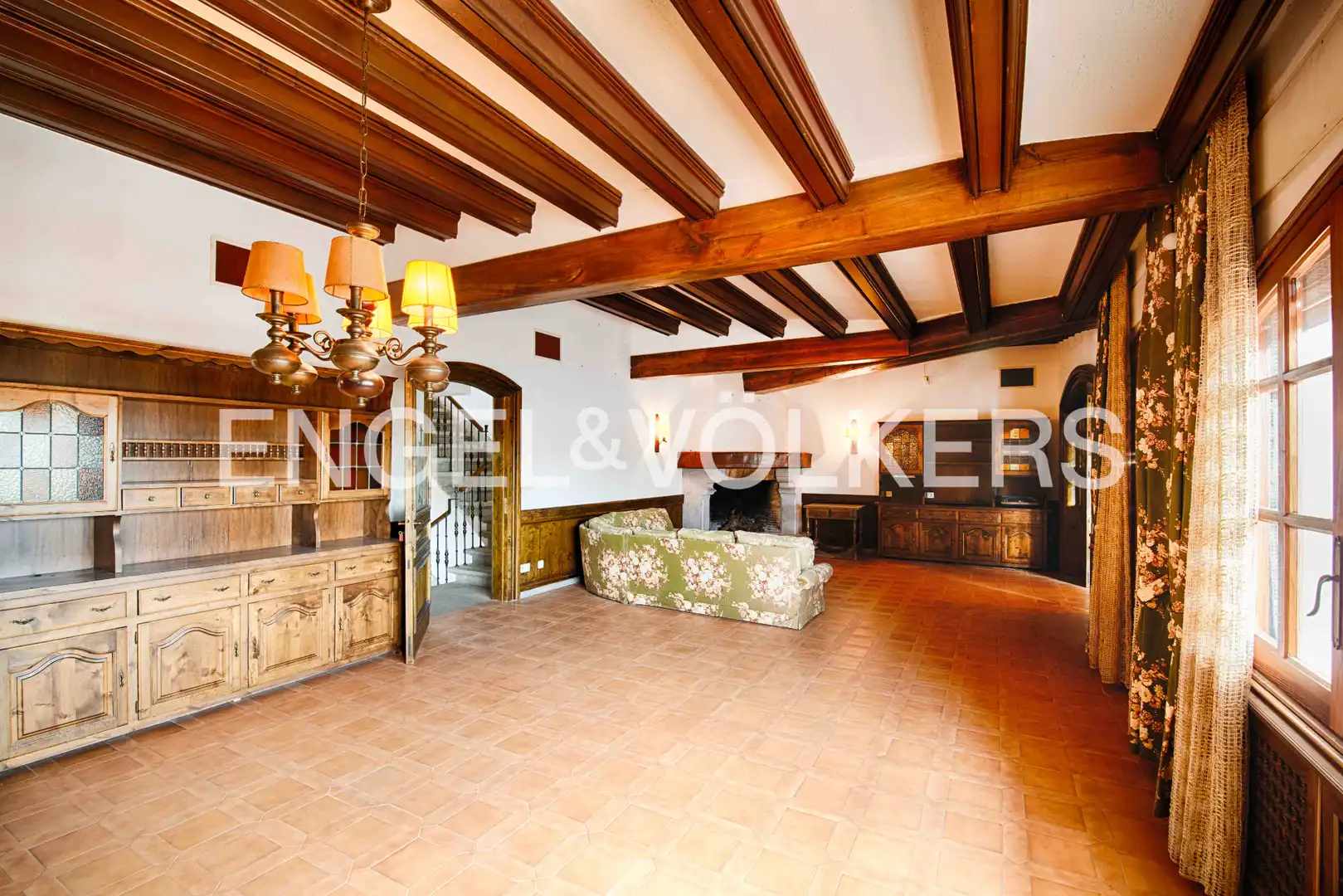 Sala de estar de Casa adosada en venta en Ordis con Calefacción, Jardín privado y Terraza
