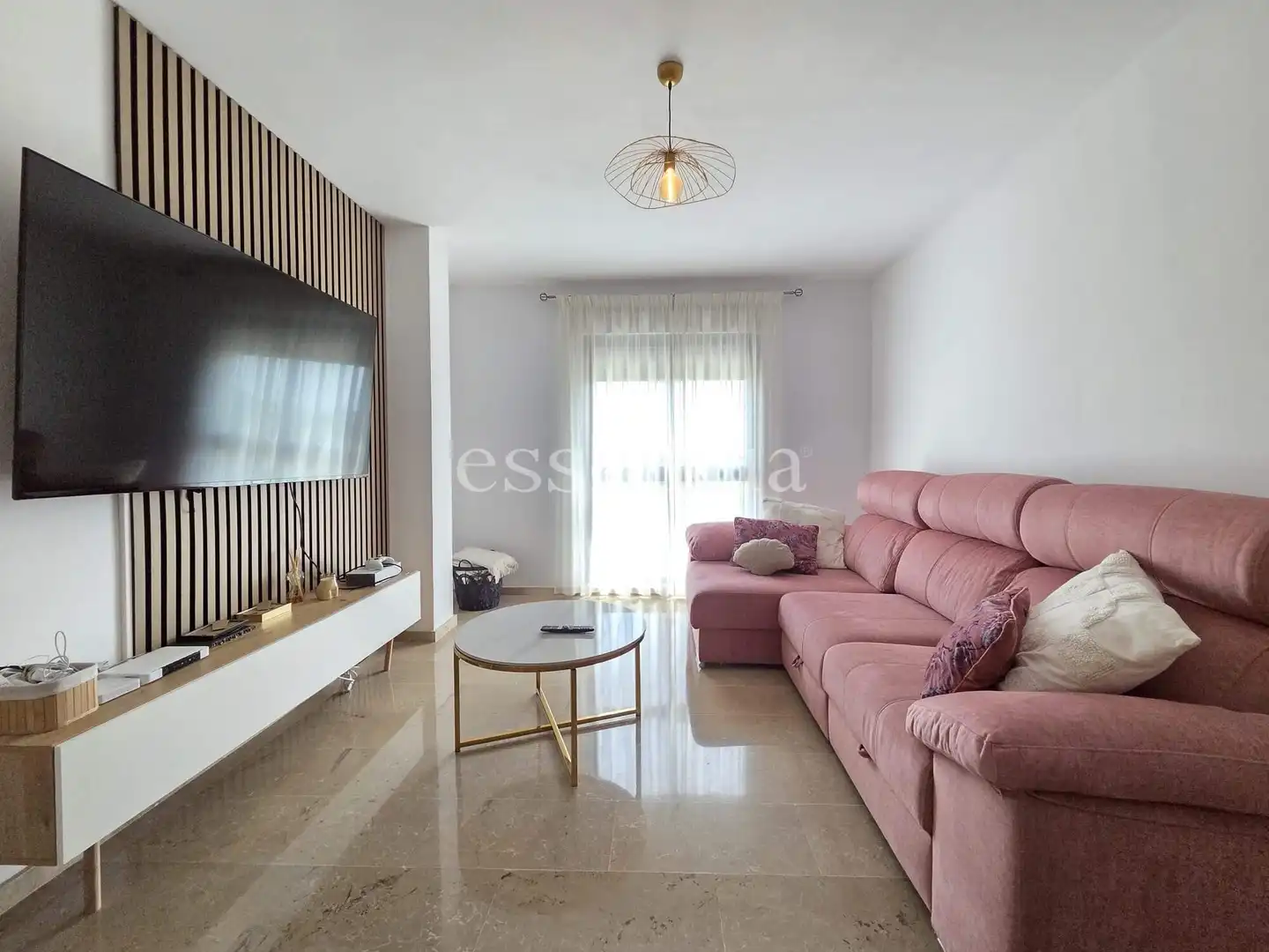 Living room of Flat for sale in Beniarjó  with Air Conditioner and Balcony