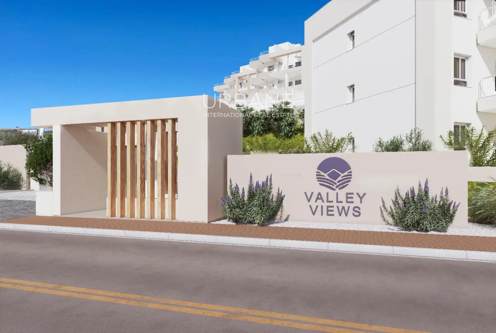 Vista exterior de Piso en venta en Mijas con Aire acondicionado, Terraza y Piscina
