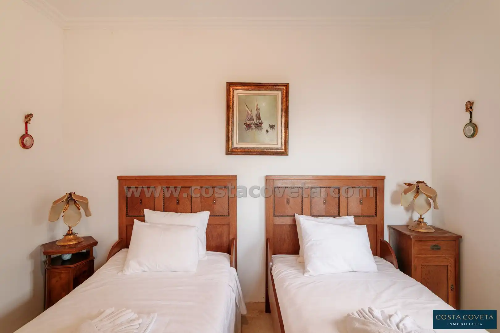 Bedroom of Houses for sale in El Campello  with Air Conditioner, Private garden and Terrace