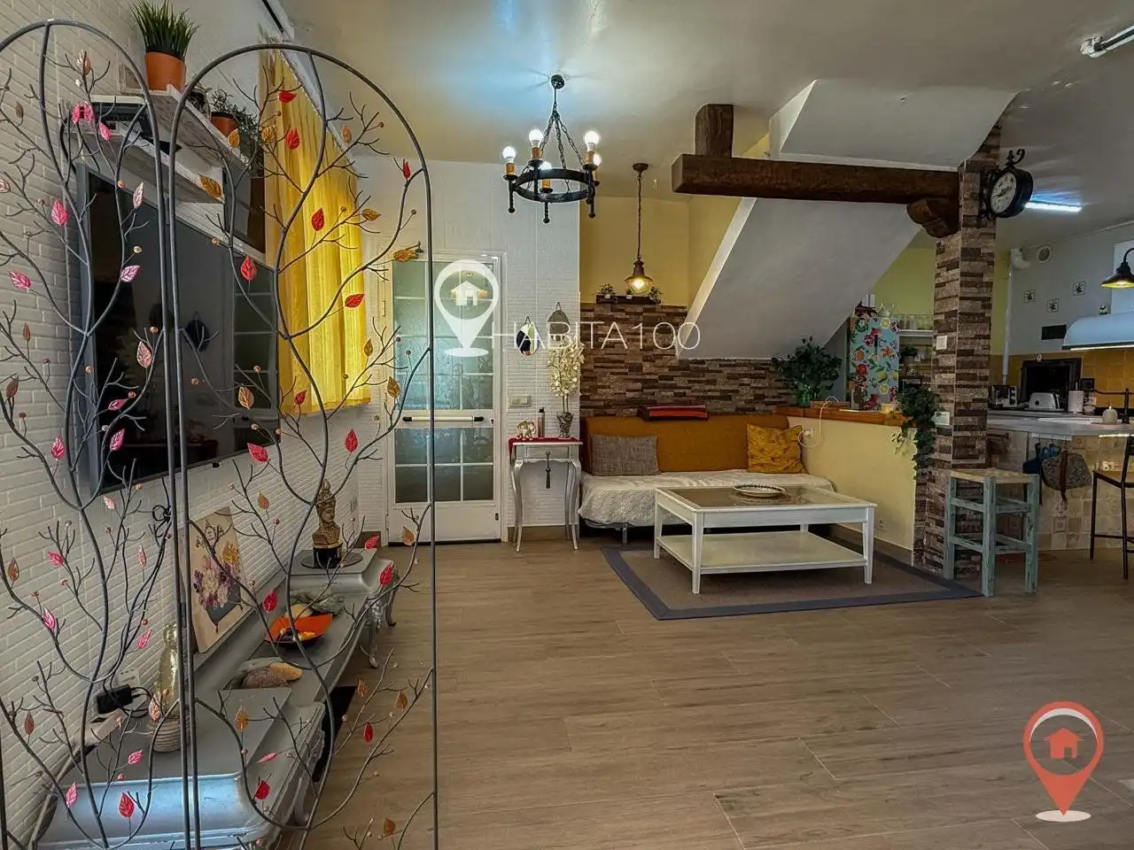 Sala de estar de Casa o chalet en venta en Cañaveras con Aire acondicionado, Calefacción y Terraza
