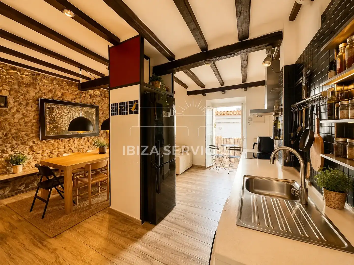Kitchen of Flat for sale in Eivissa  with Air Conditioner