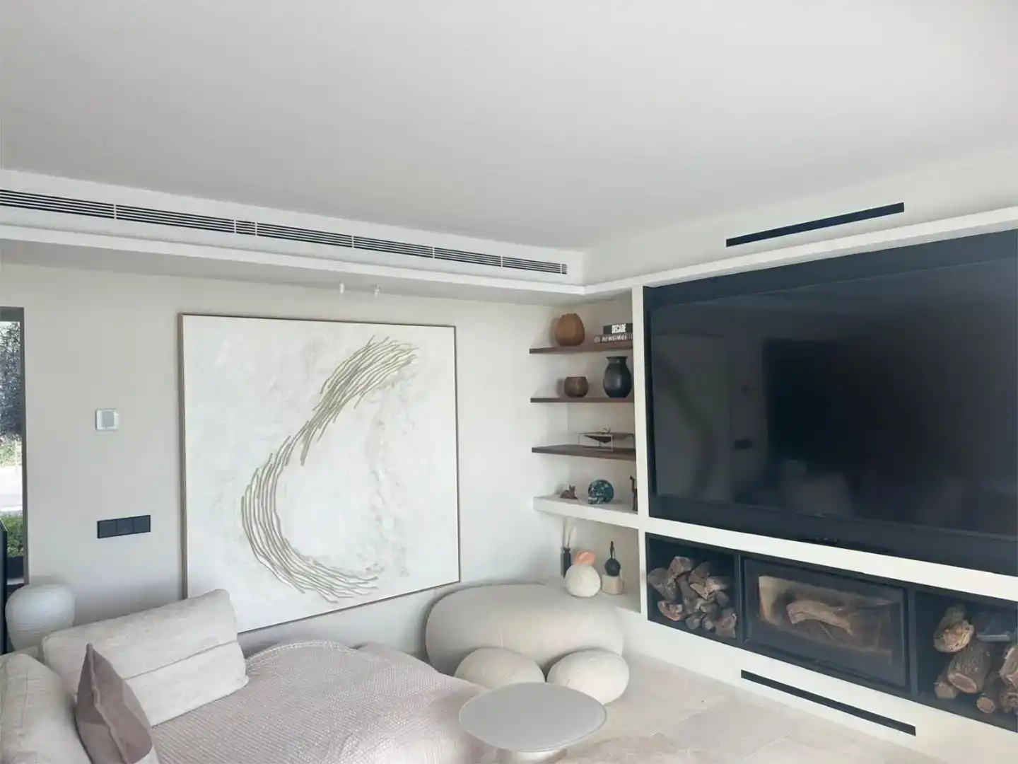 Sala de estar de Casa o chalet en venta en Calvià con Aire acondicionado, Piscina y Balcón