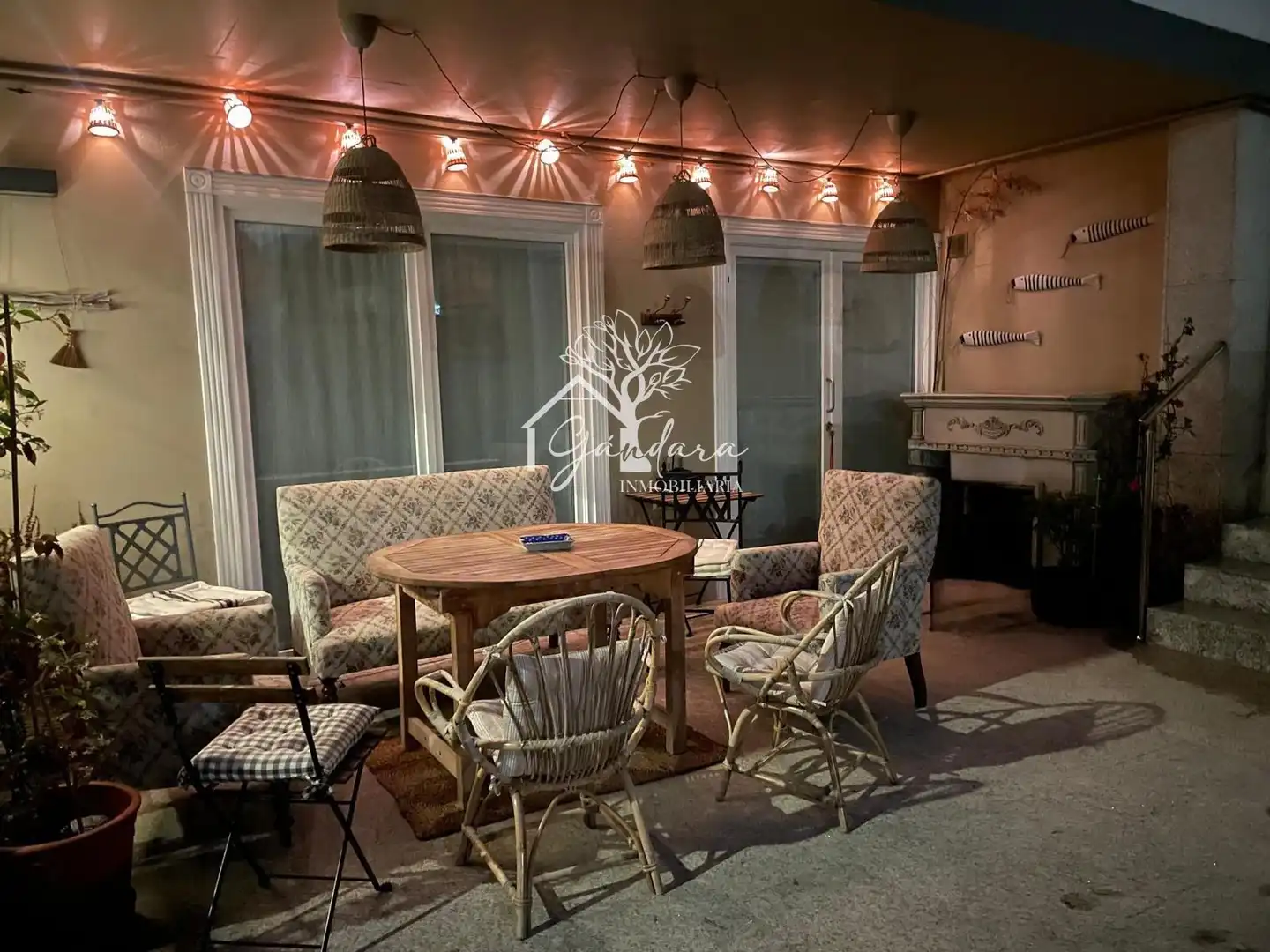 Terrasse von Wohnung zum Verkauf in Ares mit Heizung, Terrasse und Ofen