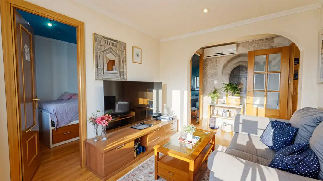 Living room of Flat for sale in Madrid  with Air Conditioner, Heating and Terrace
