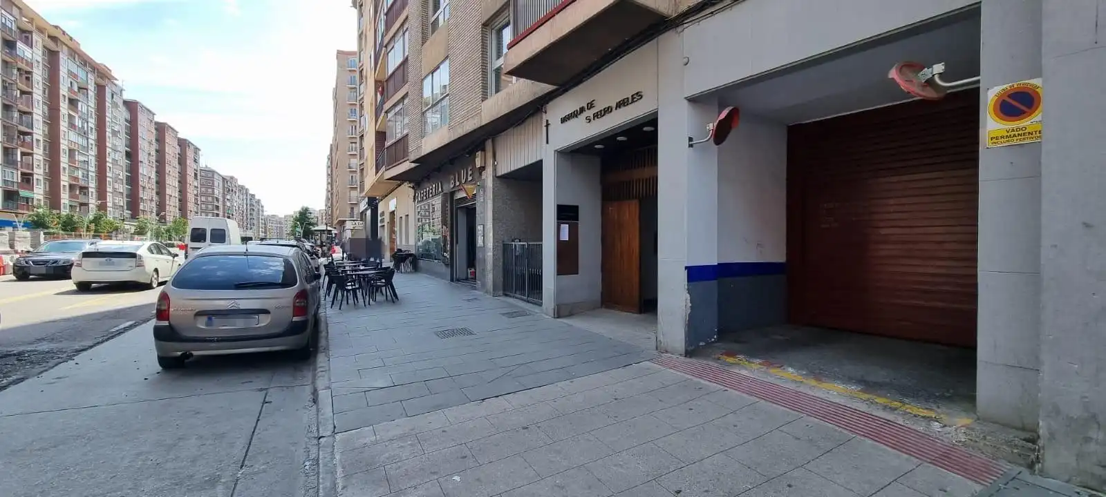 Vista exterior de Garaje en venta en Zaragoza